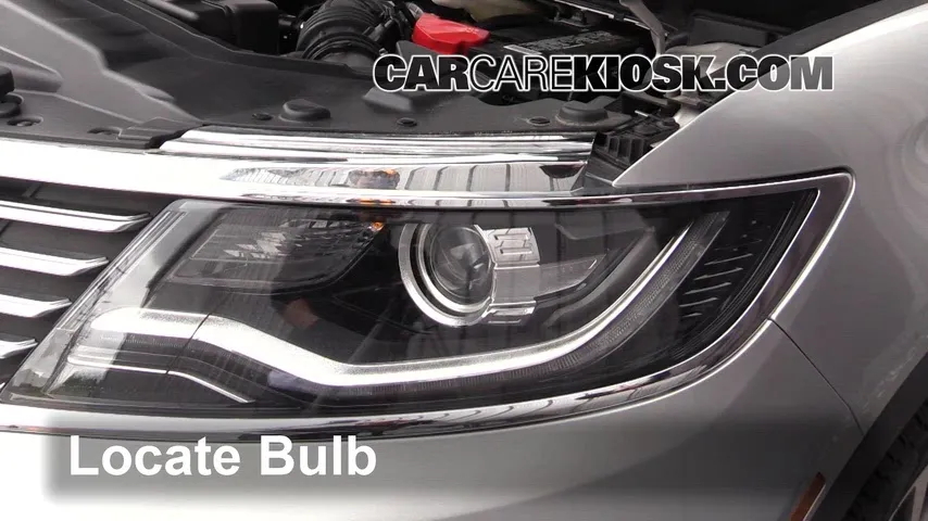 2017 Lincoln MKX Reserve 3.7L V6 Luces Luz de giro delantera (reemplazar foco)